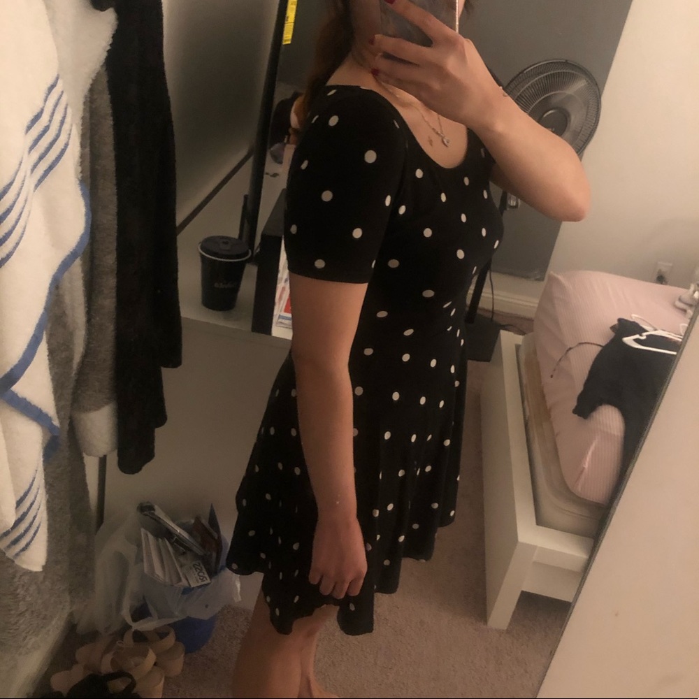 H&M Divided Polka Dot Skater Dress